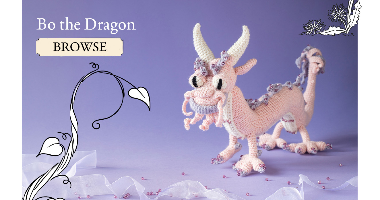Dragon crochet kit new year lunar zodiac animals toft